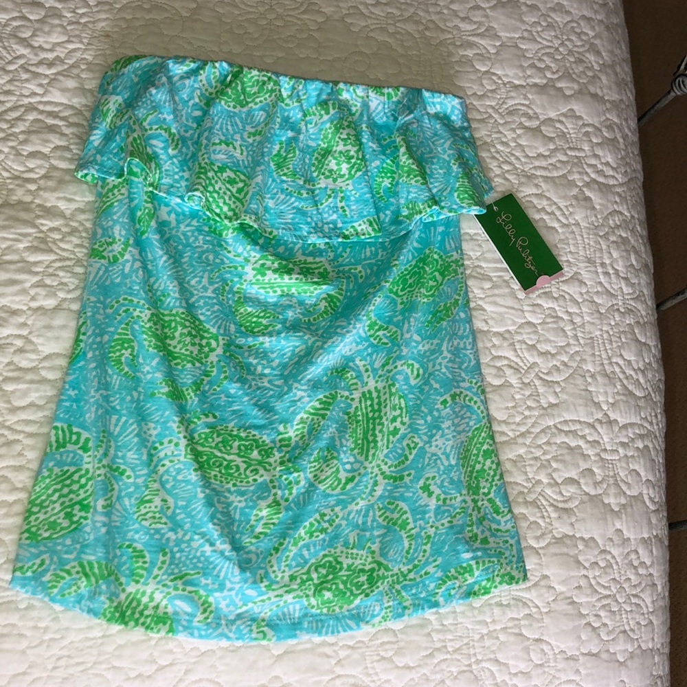 Lily Pulitzer strapless top - Picture 1 of 1